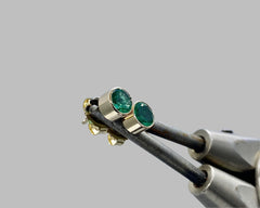 emerald tube studs