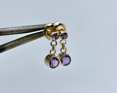 LILAC EARRINGS YELLOW GOLD