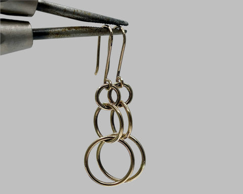 NERETVA EARRINGS YELLOW GOLD