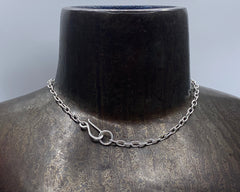 CHAINMAIL COLLAR NECKLACE sterling silver