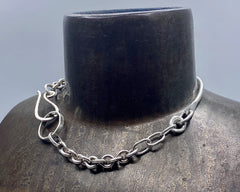 BAR NECKLACE STERLING SILVER