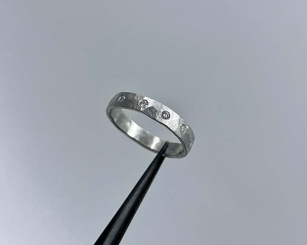 Morava Wedding Ring- Platinum & White Diamonds
