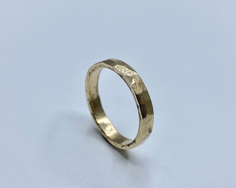 ZEUS RING 3MM WIDE YELLOW GOLD