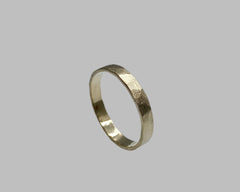 ZEUS RING 3MM WIDE YELLOW GOLD