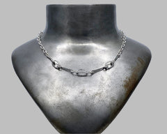 Salonique meets Zeus link necklace sterling silver