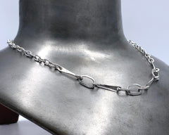 Salonique meets Zeus link necklace sterling silver