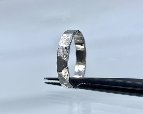 ZEUS RING WHITE GOLD 3MM WIDE