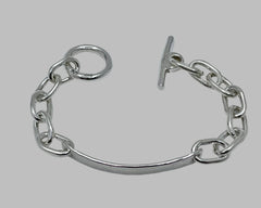 ID BRACELET 6/10 STERLING SILVER