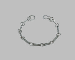 Number 70 LInk Bracelet Sterling Silver