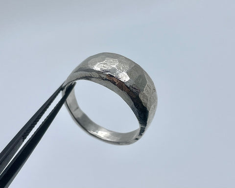 domed ring sterling silver