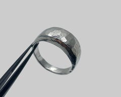 domed ring sterling silver