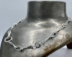 Salonique link necklace Sterling Silver