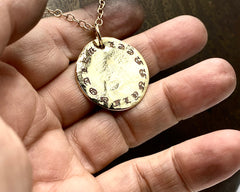 WALTON'S GOLD COIN NECKLACE