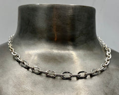 JOLIE MEETS ZEUS NUMBER # 4 NECKLACE STERLING SILVER