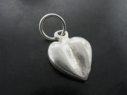 Pins and Charms: Heart Charm, Sterling Silver