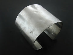 Cuffs: Wide Hammered Cuff