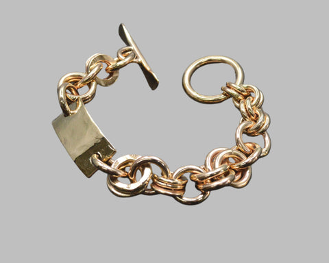 Elizabeth's ID Bracelet - Yellow Gold