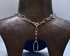 Jiahui's Necklace- Rose Gold & Sterling Silver