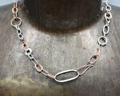 Jiahui's Necklace- Rose Gold & Sterling Silver