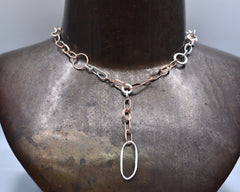 Jiahui's Necklace- Rose Gold & Sterling Silver