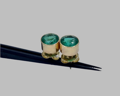 emerald tube studs