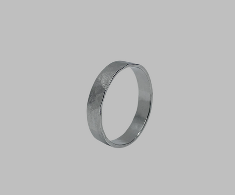 ZEUS RING WHITE GOLD 2mm WIDE