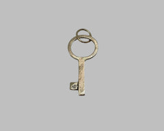 KEY CHARM #2 YELLOW GOLD