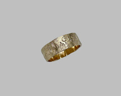 HADLEY'S ring yellow gold 6mm wide