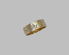 HADLEY'S ring yellow gold 6mm wide