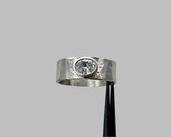 JEFFREY'S RING WHITE GOLD