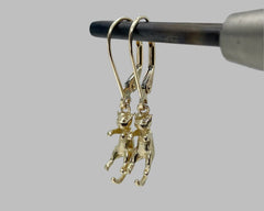 KITTY EARRINGS YELLOW GOLD