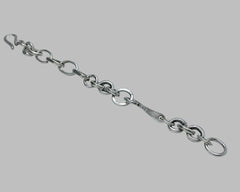 Mixed Link Bracelet 10/12/14 Sterling Silver