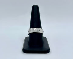 ZEUS RING WITH BLACK DIAMONDS STERLING SILVER