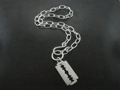 Razor Blade Necklace