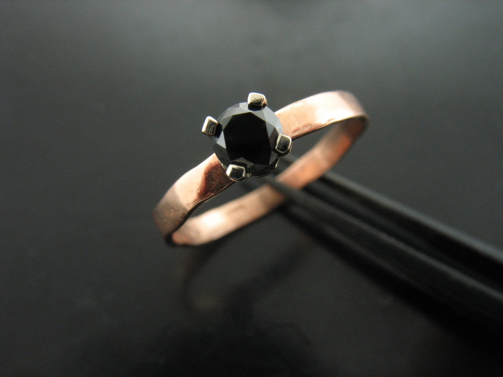Gillian's Ring with Black Diamond