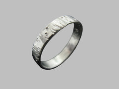 VICTOR'S RING PLATINUM 4 MM WIDE