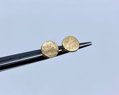 #6 FORGED ROUND STUDS YELLOW GOLD