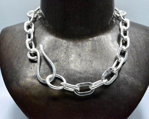 Pitbull Link Necklace- Sterling Silver