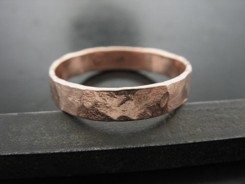 ZEUS RING ROSE GOLD 4mm WIDE