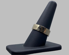 ZEUS RING YELLOW GOLD 7mm WIDE