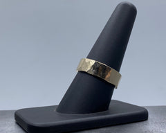 ZEUS RING YELLOW GOLD 7mm WIDE