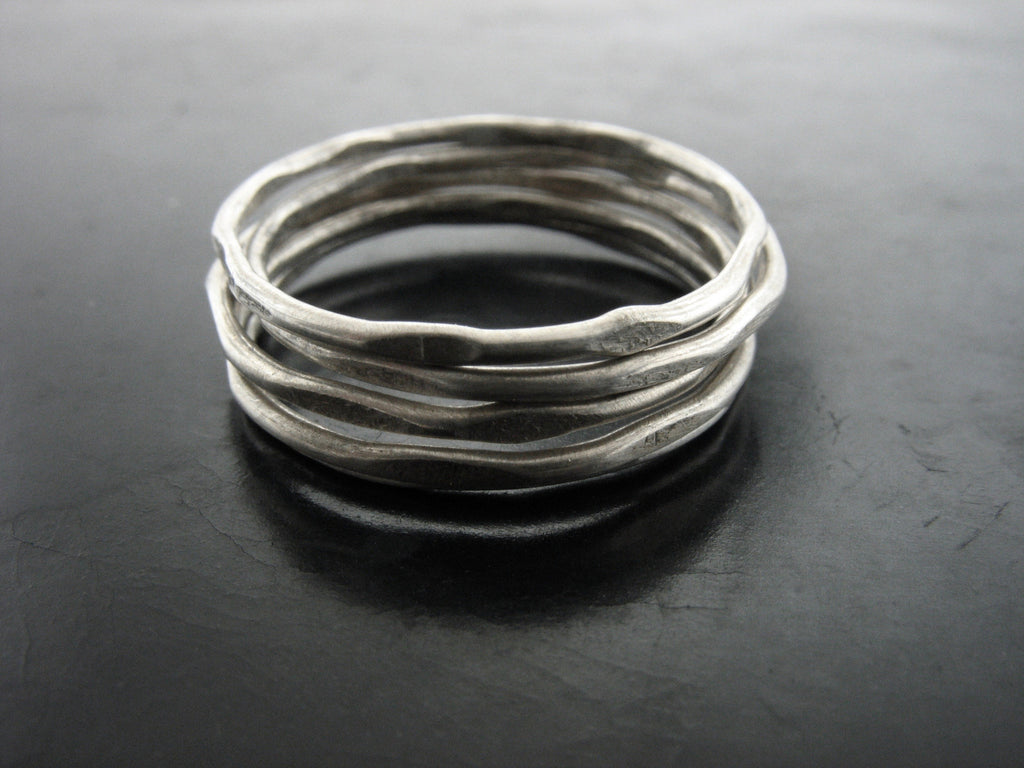 Thin Zeus  Rings stack
