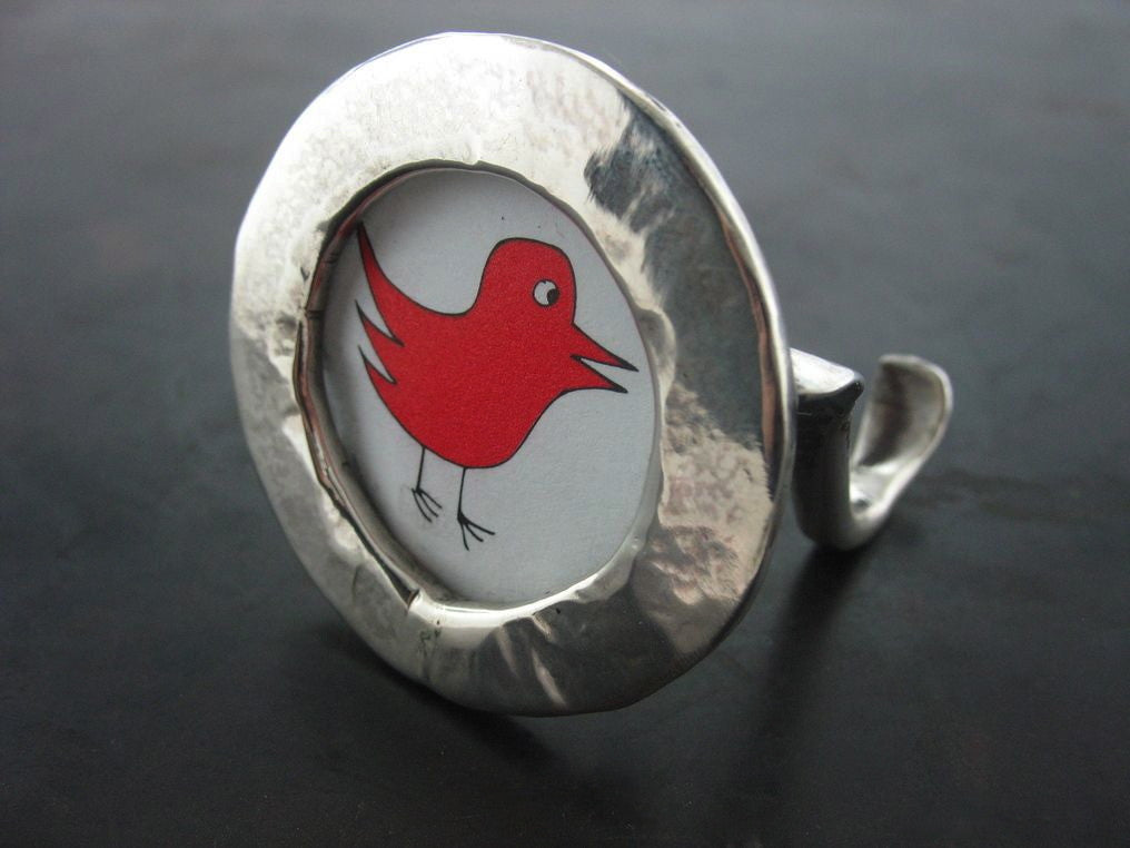 Round Frame, Sterling Silver