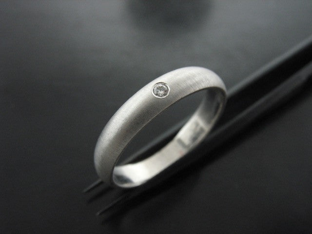 LOUIS'S  RING WHITE GOLD 3MM WIDE